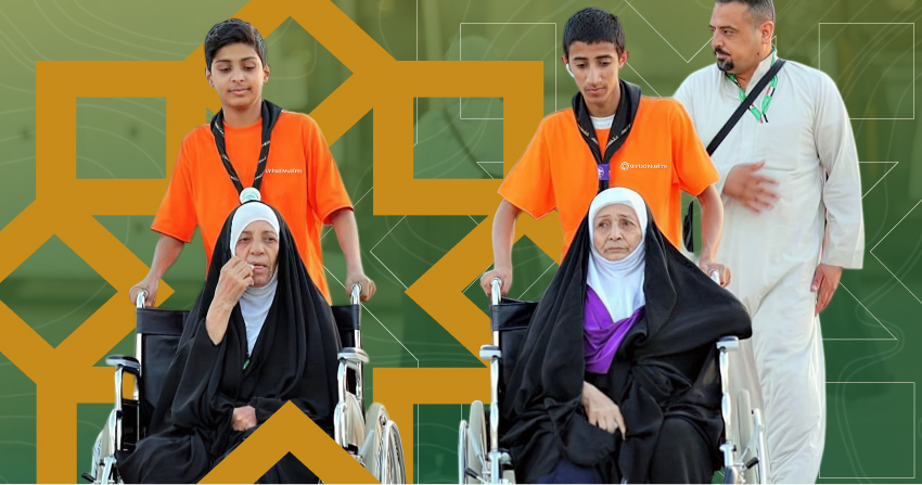 Supports pilgrims and families during hajj